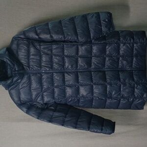 Aventure Womens 3/4 Length Puffer Jacket, Navy Blue Night, Size XL